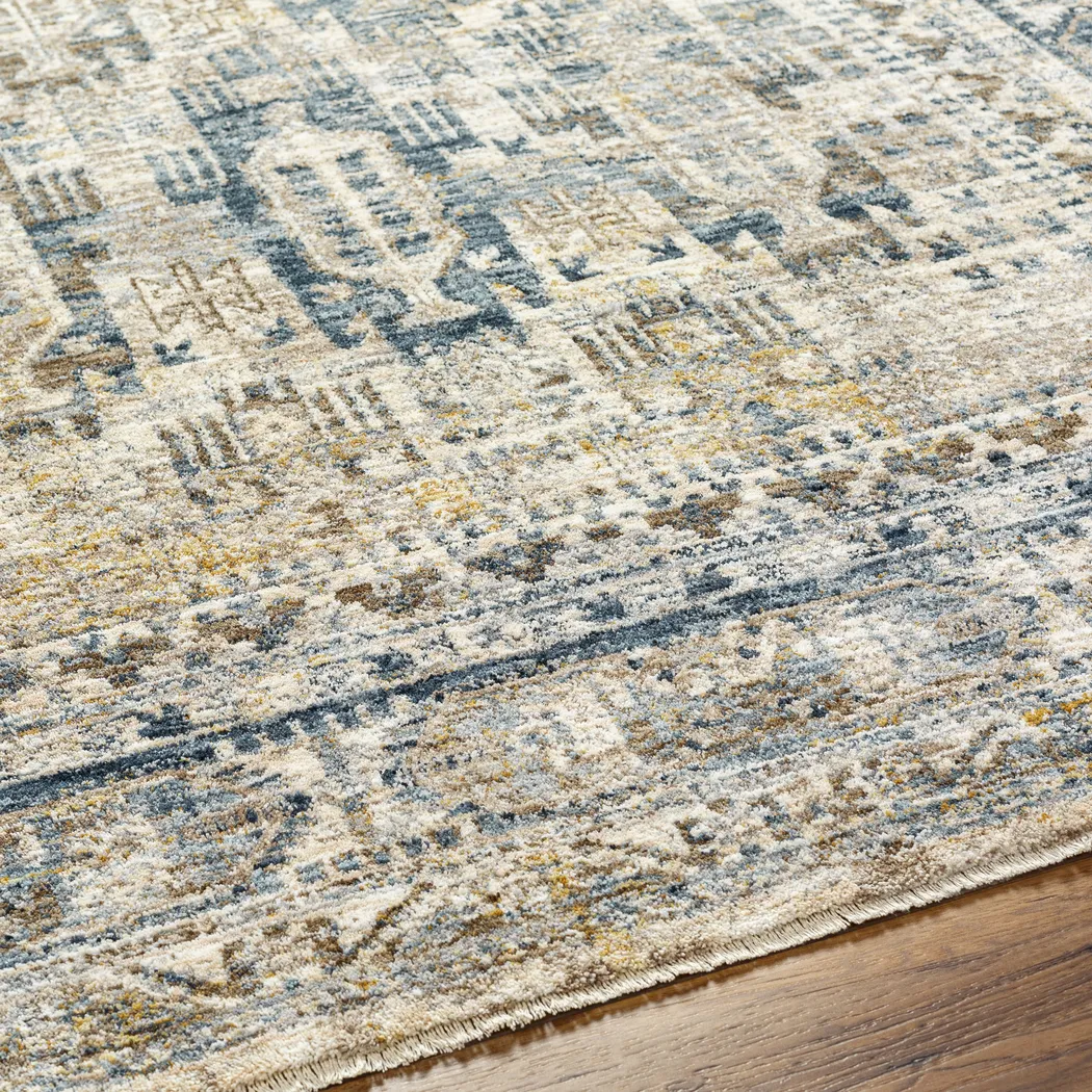 Falworth Blue 2'7 x 3'11 Rug - Thumbnail - Image 4