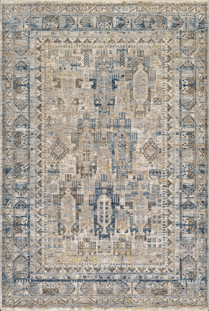 Falworth Blue 6'7 x 9'6 Rug - Thumbnail - Image 1