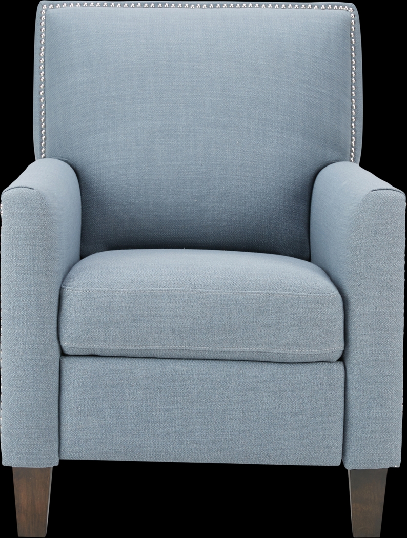 Faneca Blue Pushback Recliner - Thumbnail - Image 2