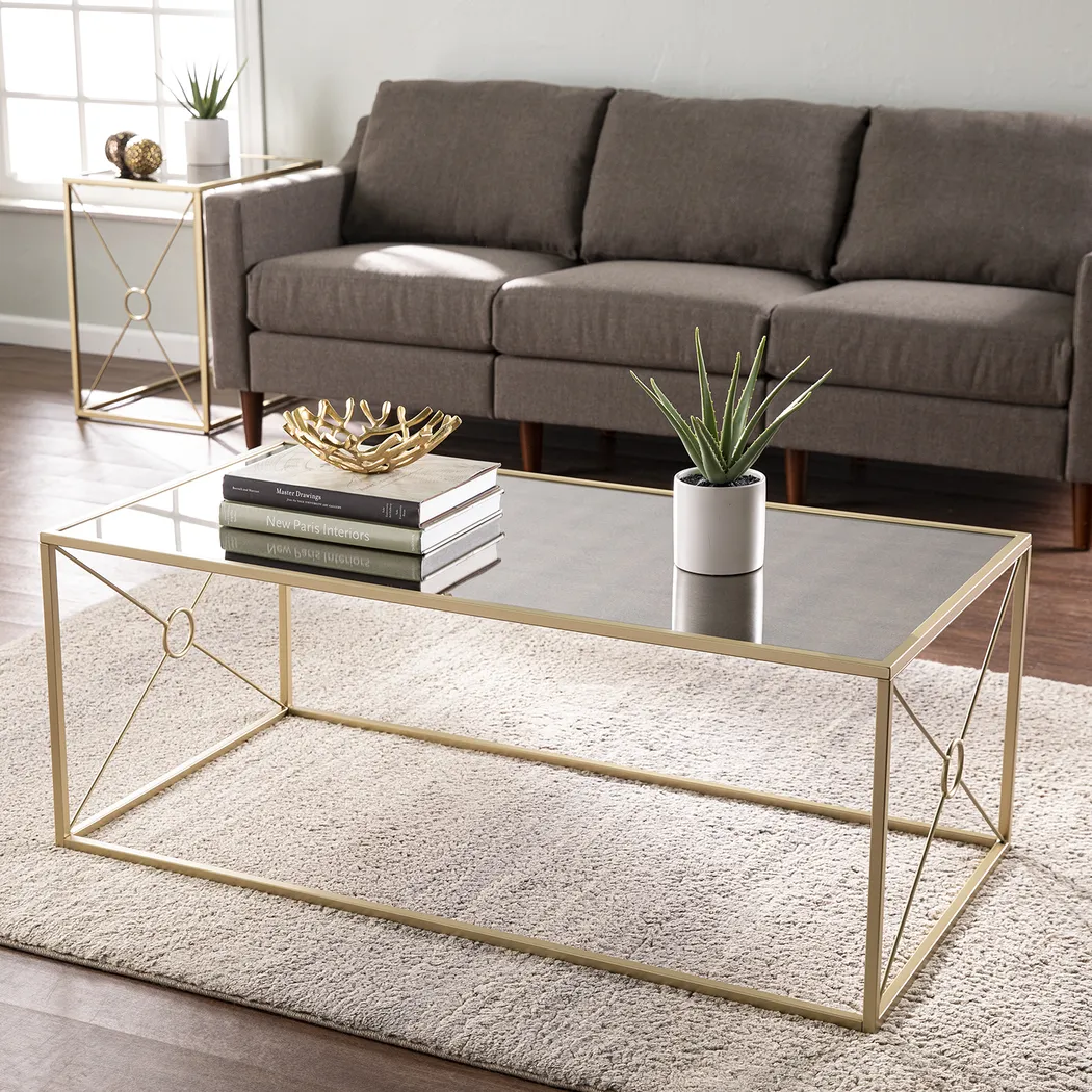 Faneher Gold Cocktail Table - Thumbnail - Image 4