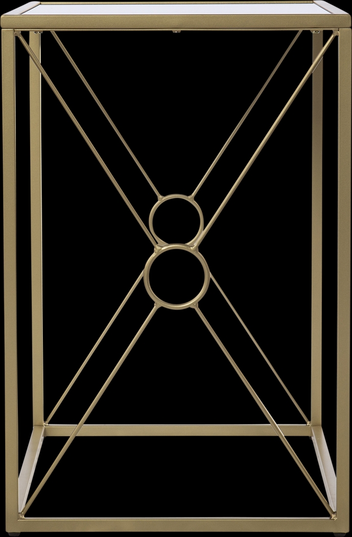 Faneher Gold End Table - Thumbnail - Image 3