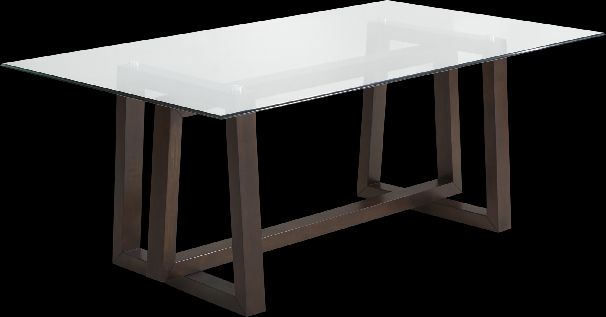 Fanmoore Espresso 5 Pc Dining Set with Brown Chairs - Thumbnail - Image 2