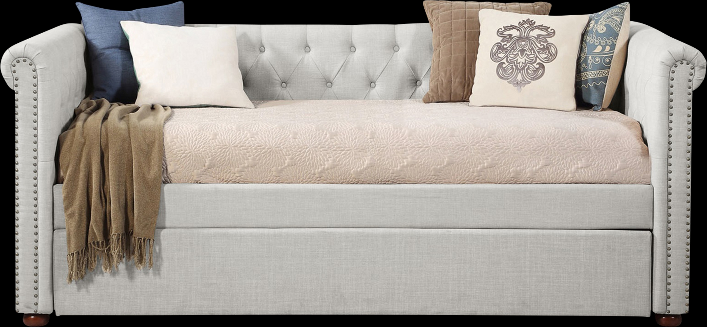 Fannin Beige Daybed with Trundle - Thumbnail - Image 2