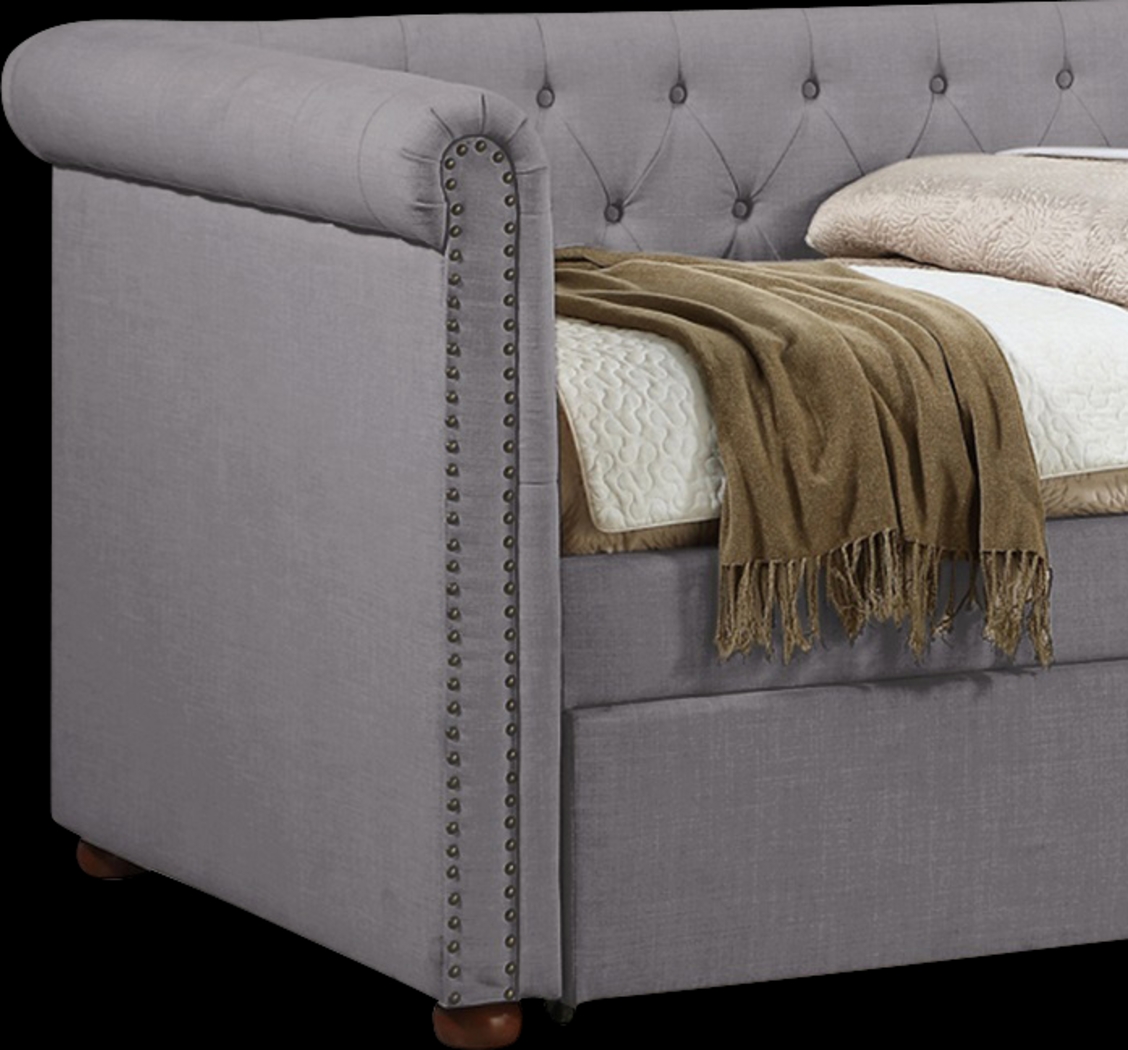 Fannin Gray Daybed with Trundle - Thumbnail - Image 4