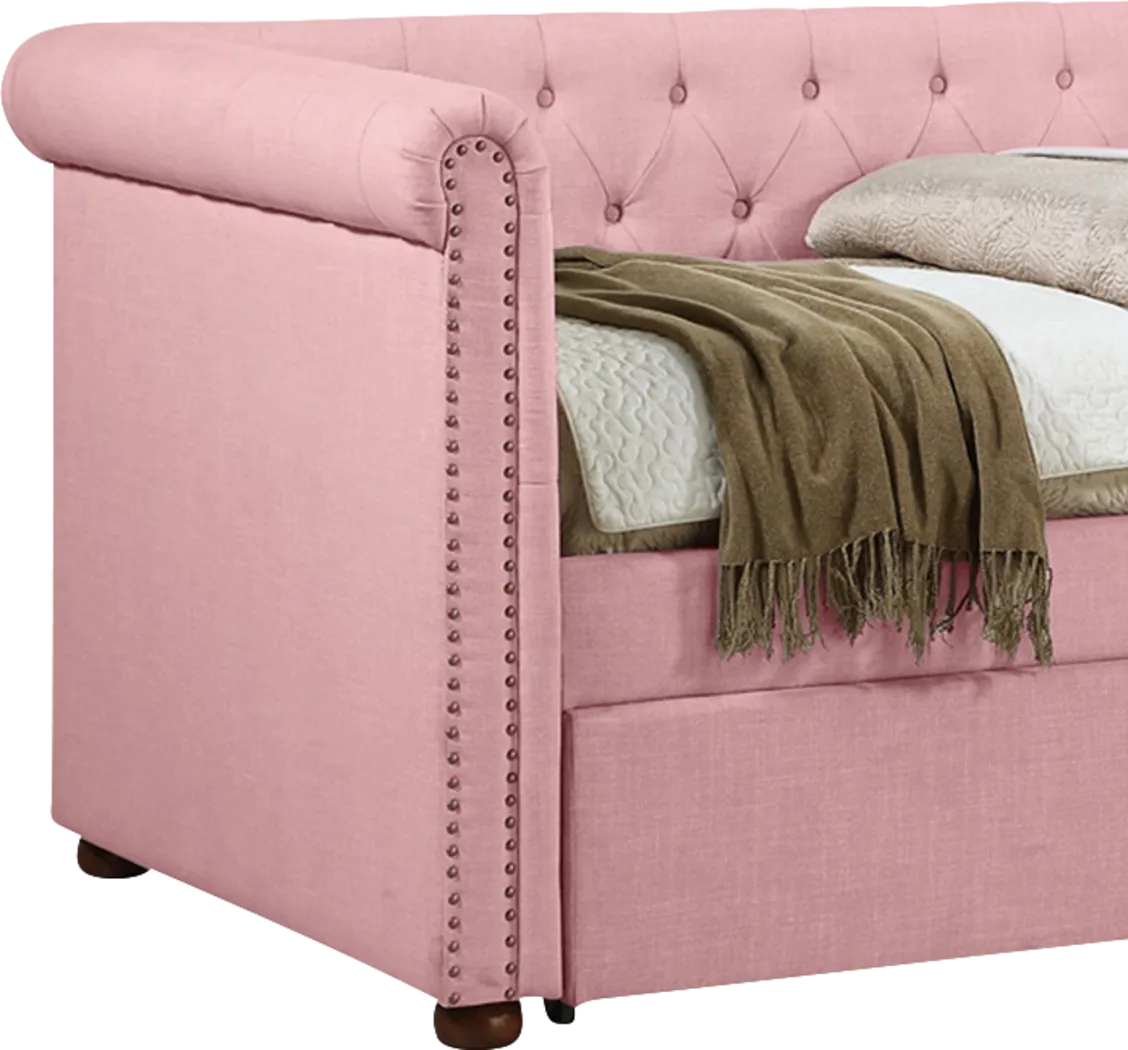 Fannin Pink Daybed with Trundle - Thumbnail - Image 4