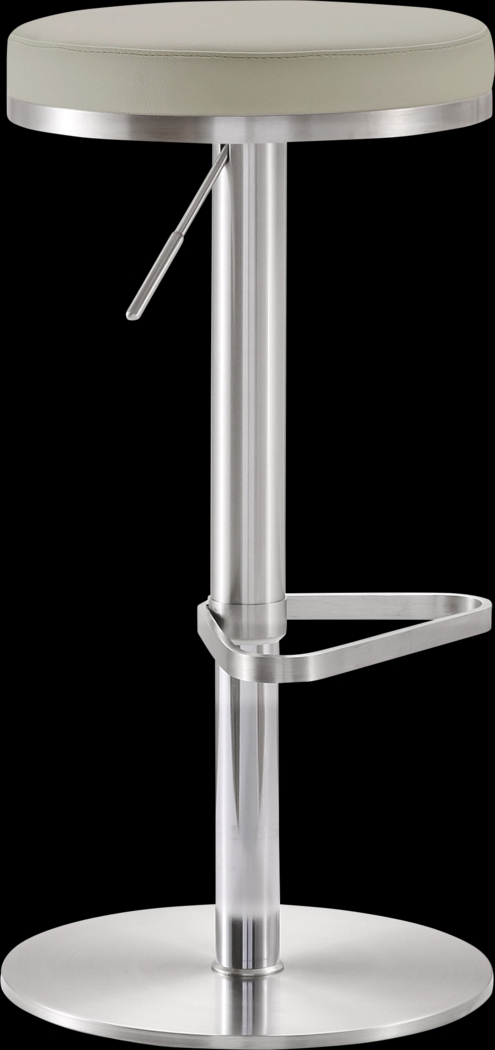 Fano Gray Adjustable Swivel Barstool - Thumbnail - Image 1