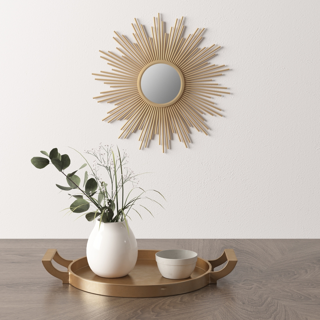 Fanoher Gold Accent Mirror - Thumbnail - Image 4