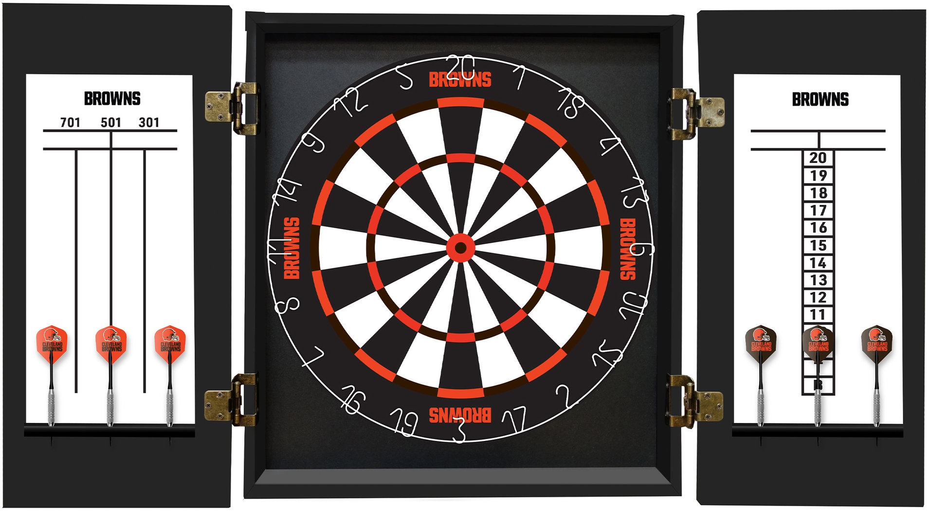 Cleveland Browns Black Dartboard Set - Thumbnail - Image 3