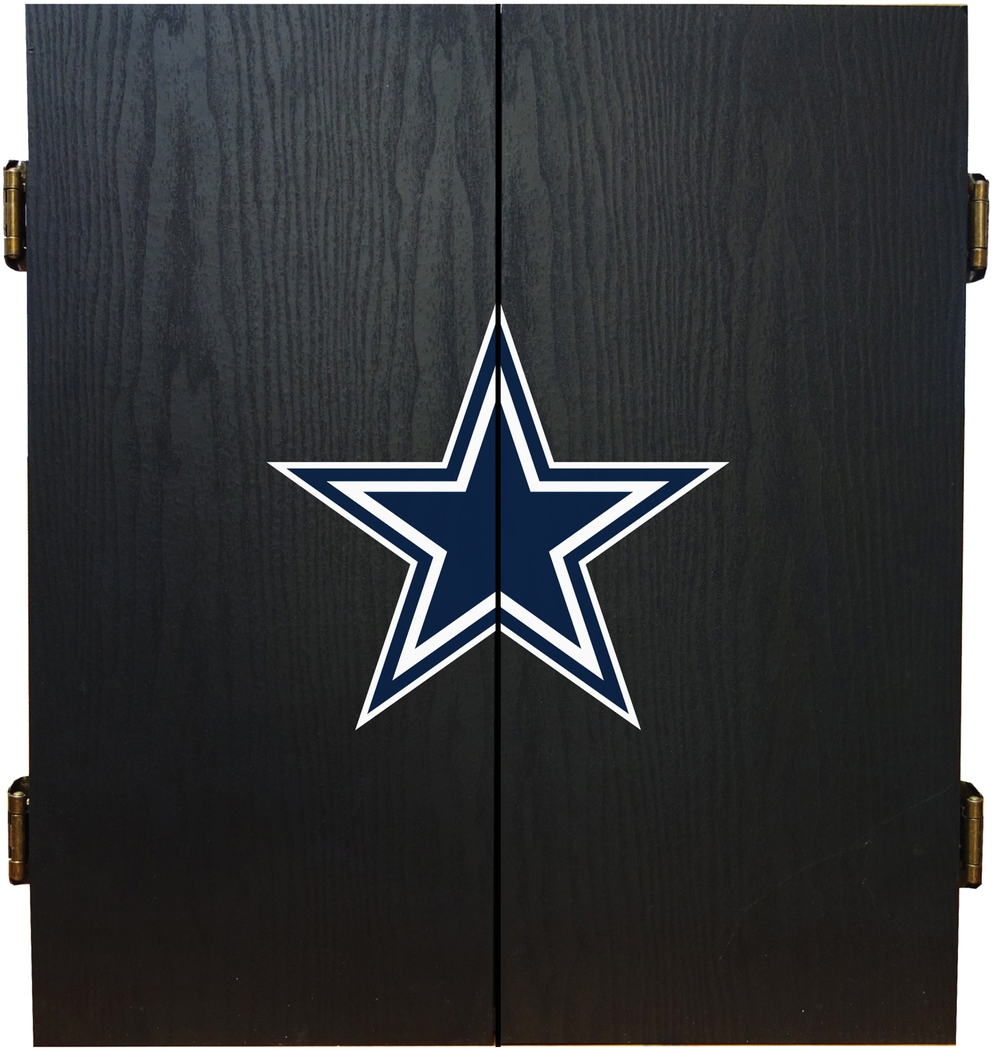 Dallas Cowboys Black Dartboard Set - Thumbnail - Image 2