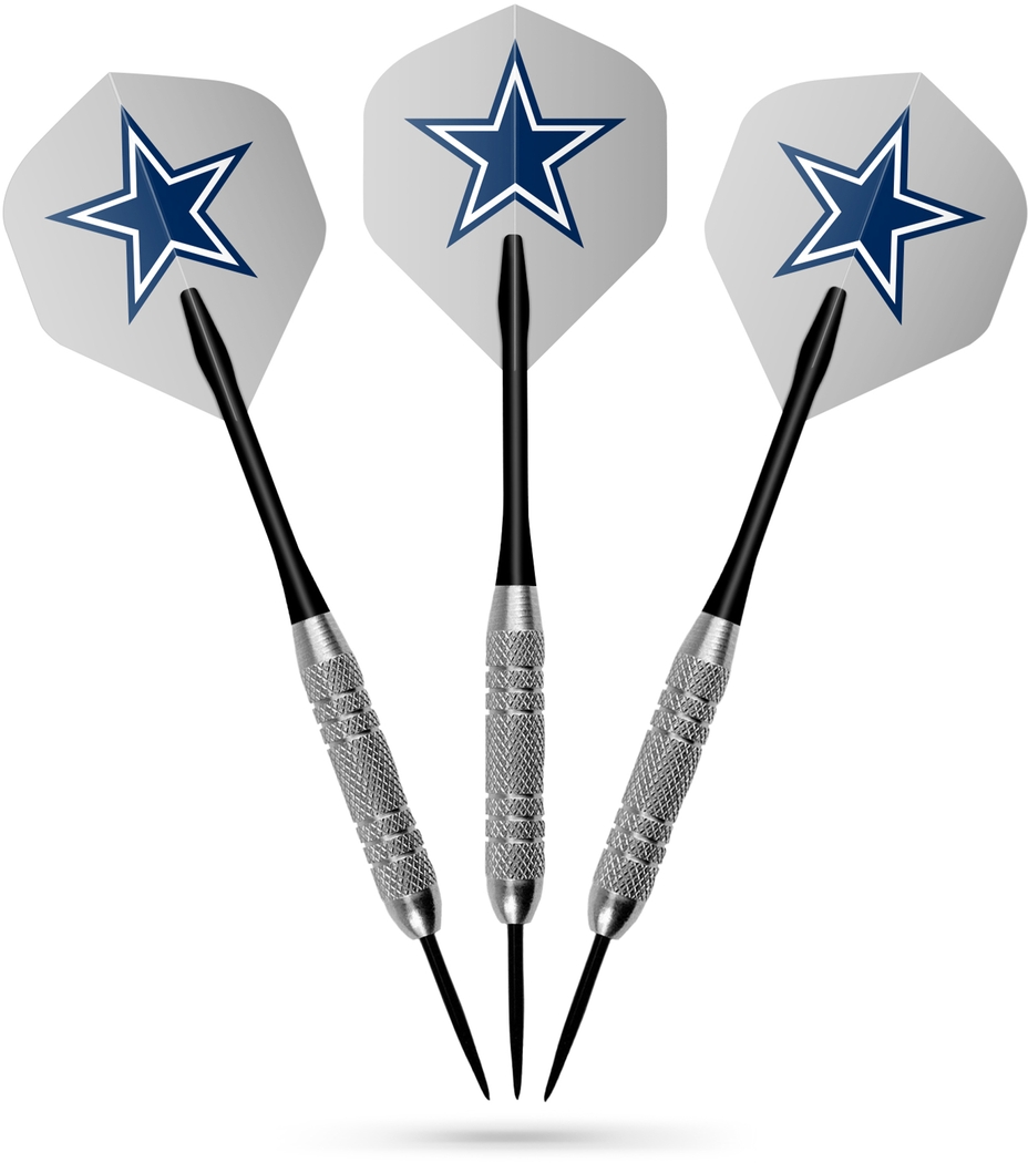 Dallas Cowboys Black Dartboard Set - Thumbnail - Image 6