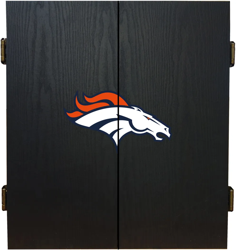 Fan's Choice Black Denver Broncos Dartboard Set - Thumbnail - Image 2