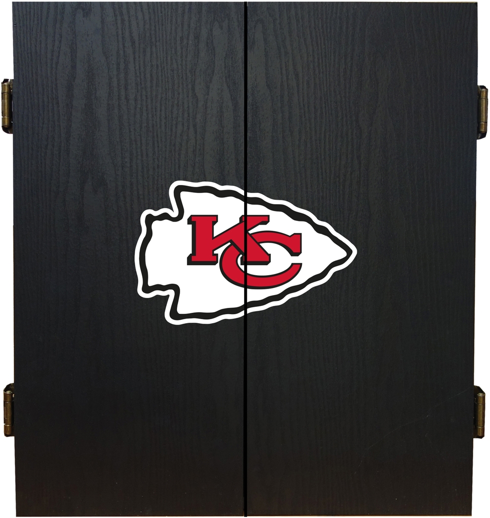 Kansas City Chiefs Black Dartboard Set - Thumbnail - Image 2