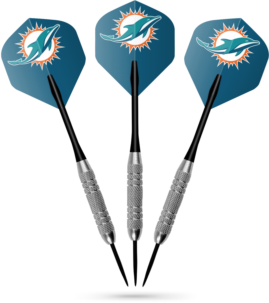 Miami Dolphins Black Dartboard Set - Thumbnail - Image 7