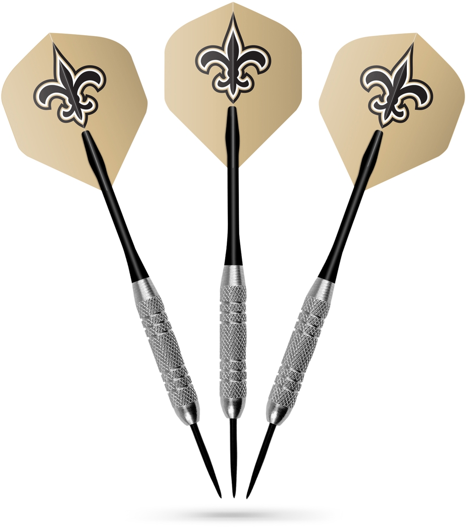 New Orleans Saints Black Dartboard Set - Thumbnail - Image 6