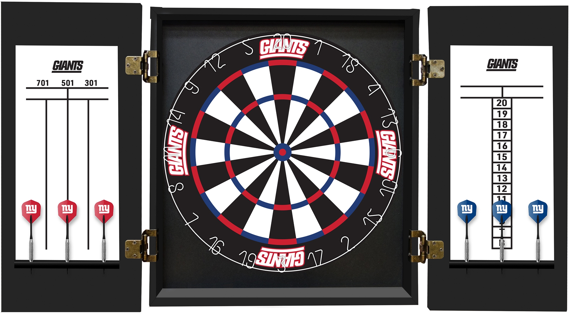 New York Giants Black Dartboard Set - Thumbnail - Image 3
