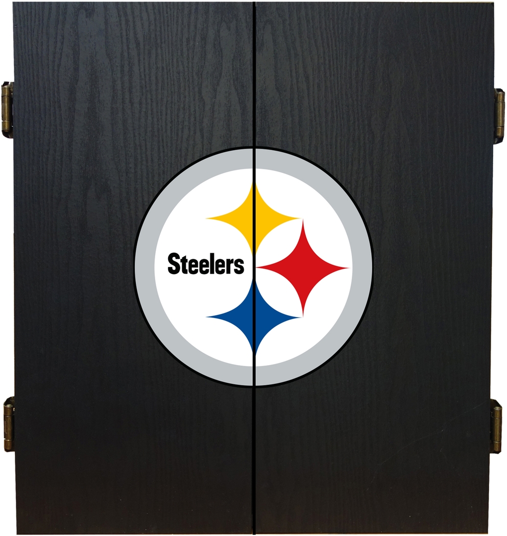 Pittsburgh Steelers Black Dartboard Set - Thumbnail - Image 2