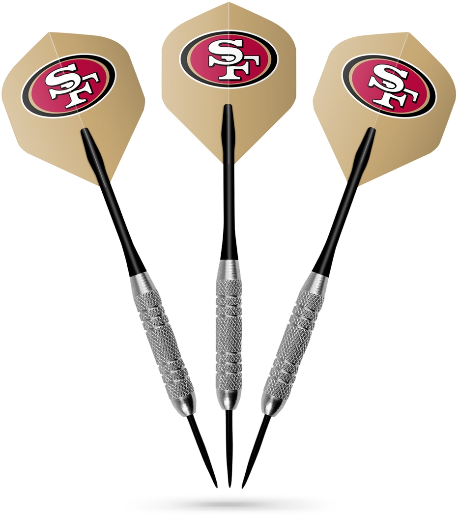 San Francisco 49ers Black Dartboard Set - Thumbnail - Image 6