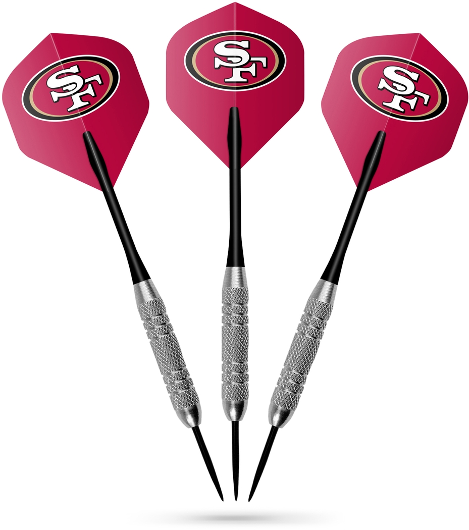 San Francisco 49ers Black Dartboard Set - Thumbnail - Image 7