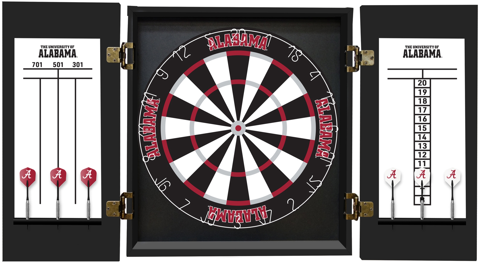 University of Alabama Black Dartboard Set - Thumbnail - Image 4