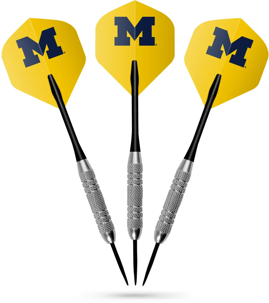 University of Michigan Black Dartboard Set - Thumbnail - Image 5