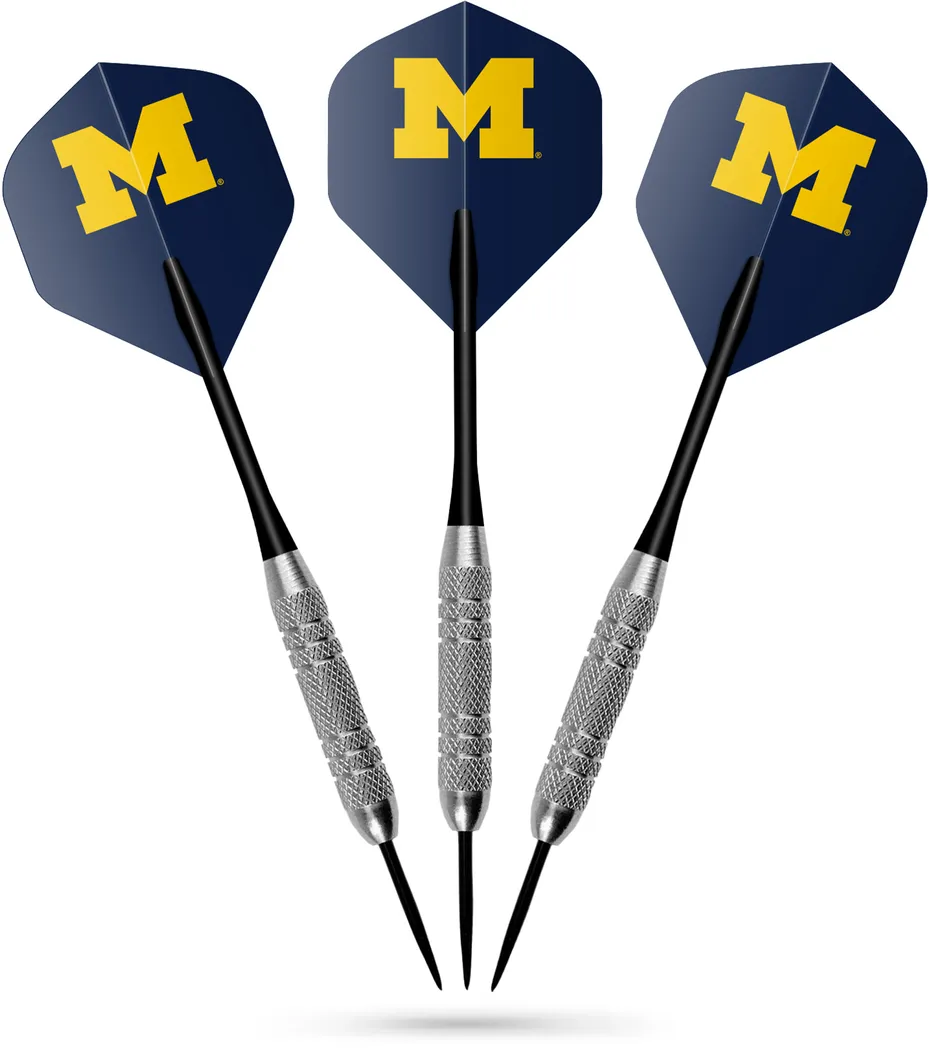 University of Michigan Black Dartboard Set - Thumbnail - Image 6