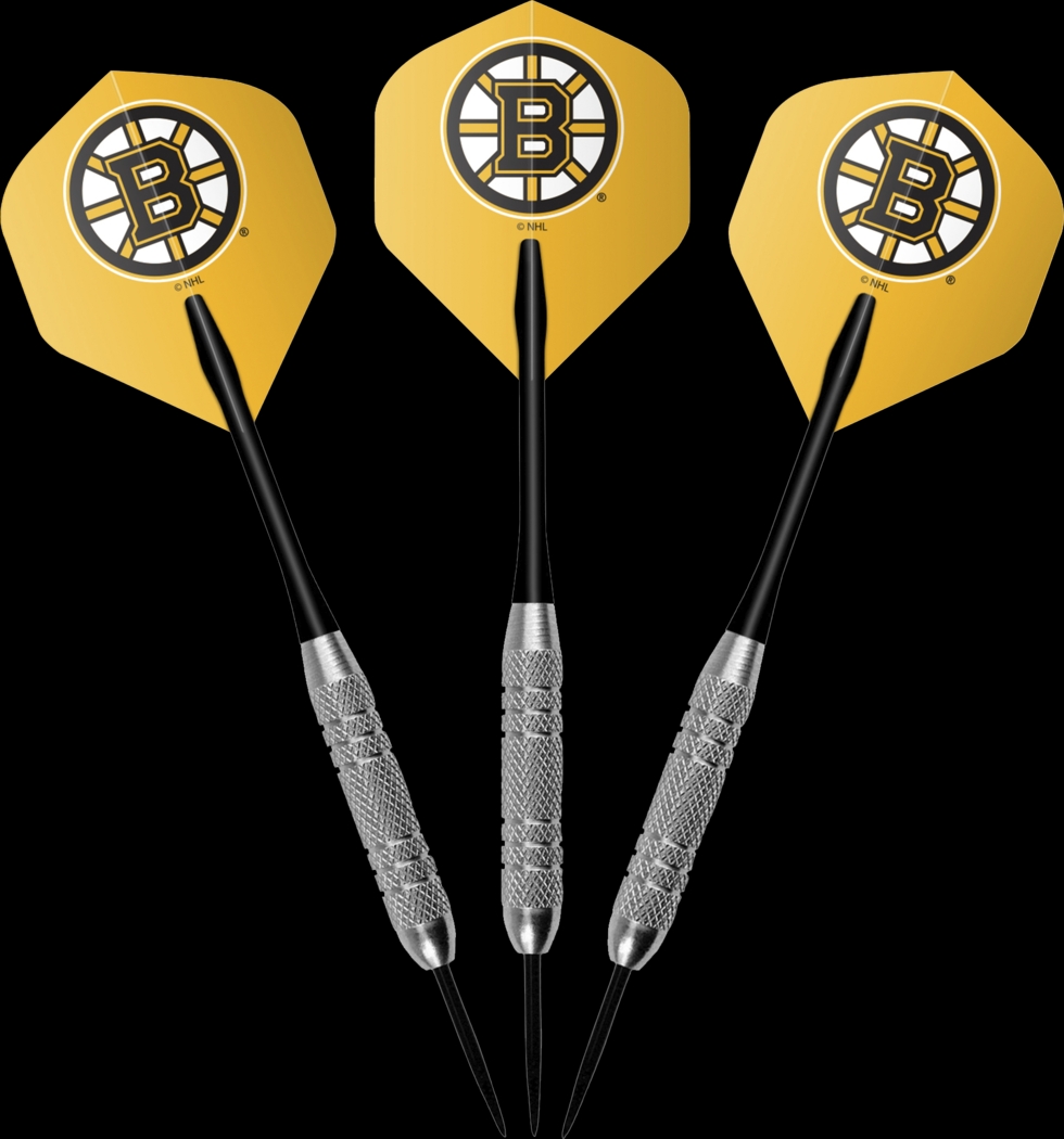 Boston Bruins Black Dartboard Set - Thumbnail - Image 5