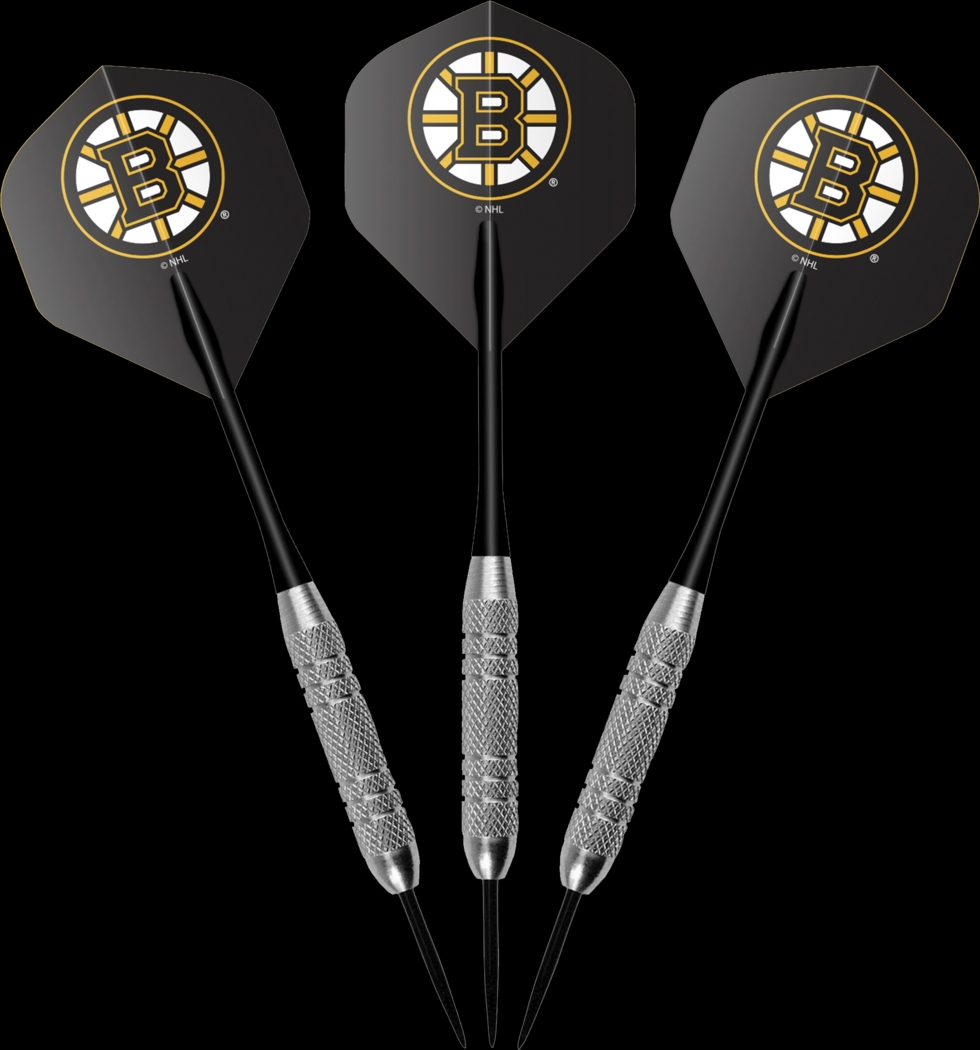 Boston Bruins Black Dartboard Set - Thumbnail - Image 6