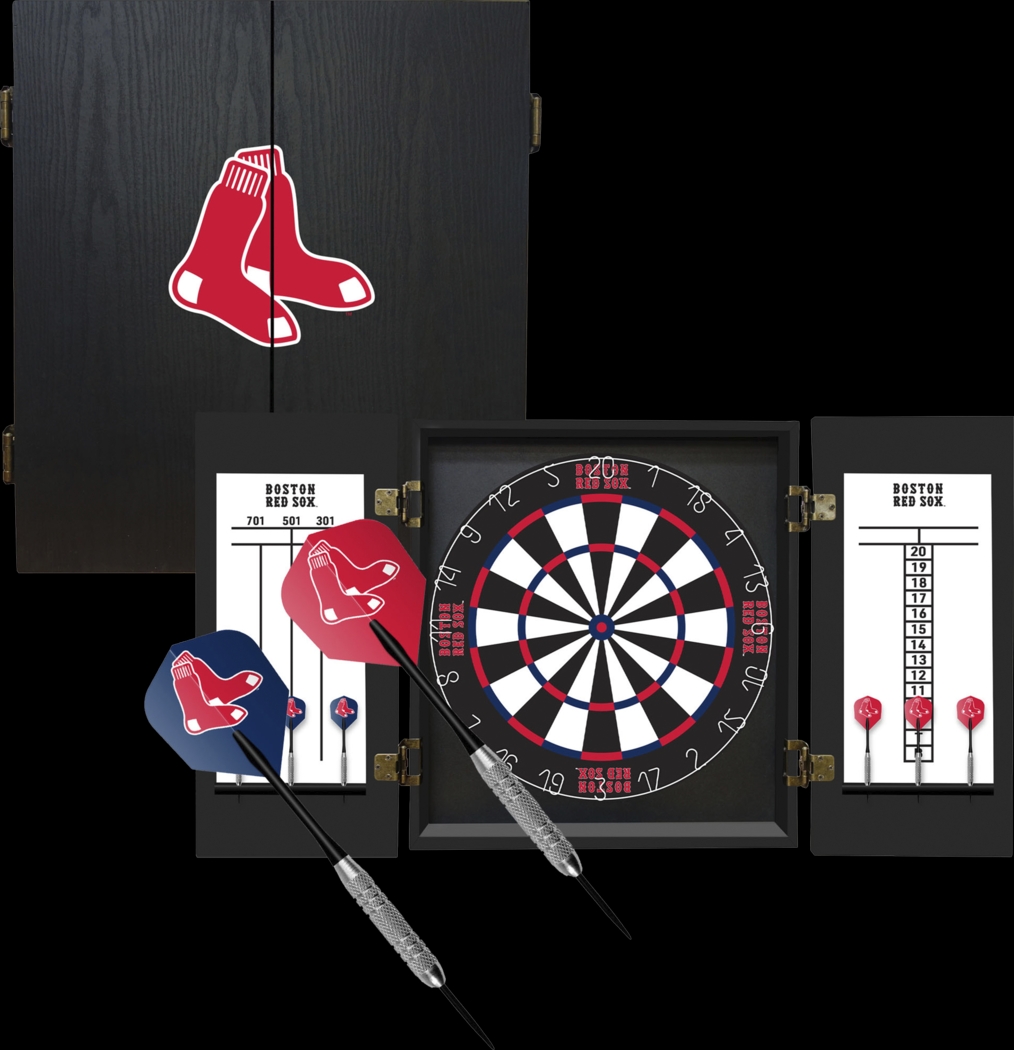 Boston Red Sox Black Dartboard Set - Thumbnail - Image 4