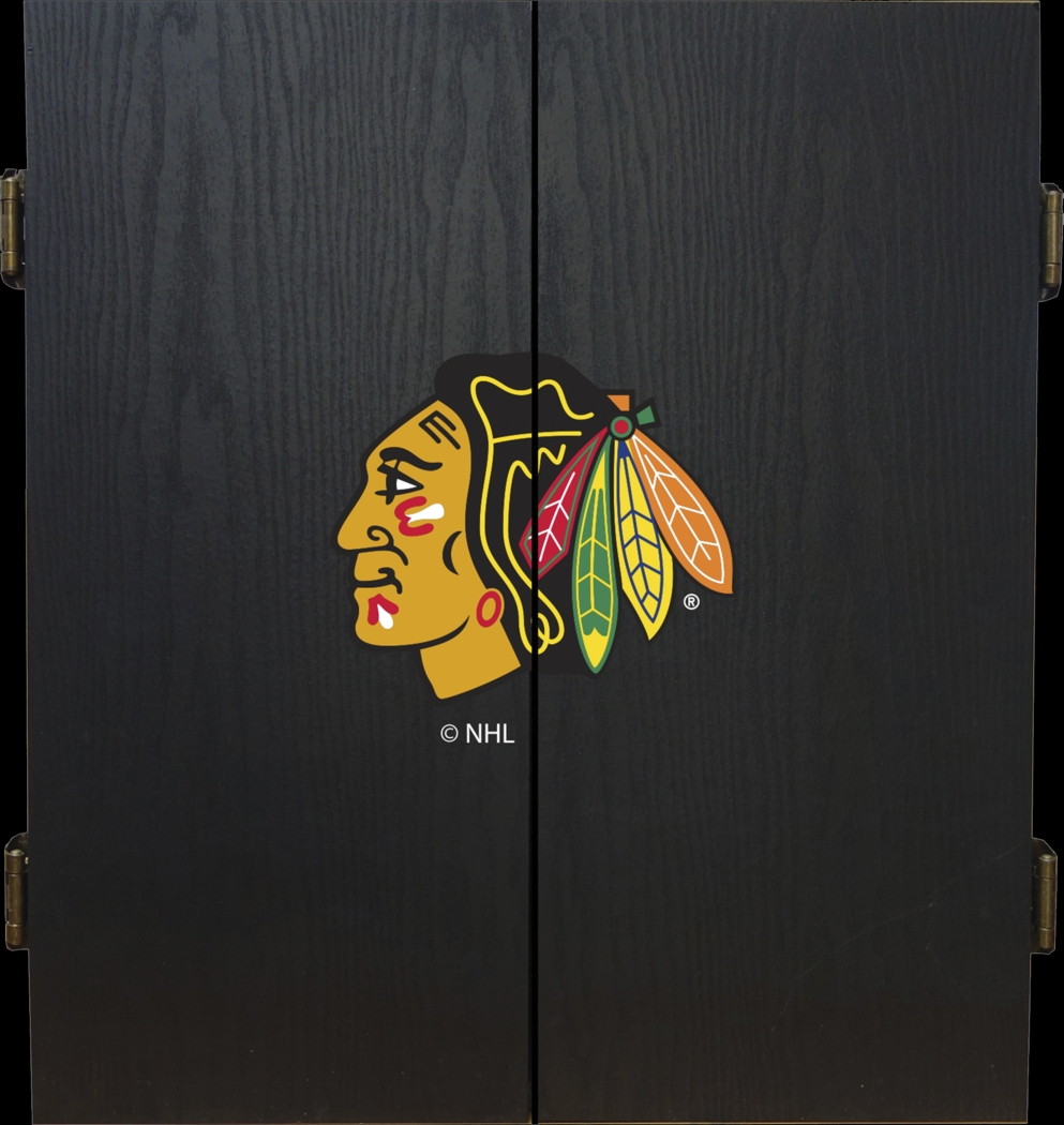 Chicago Blackhawks Black Dartboard Set - Thumbnail - Image 3