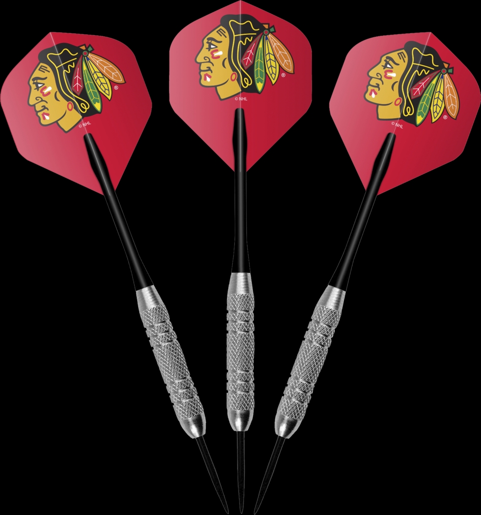 Chicago Blackhawks Black Dartboard Set - Thumbnail - Image 7