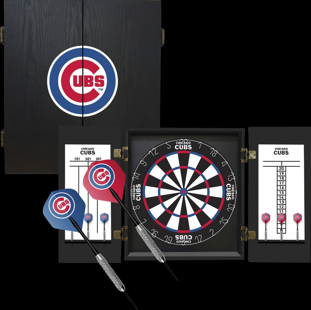 Chicago Cubs Black Dartboard Set - Thumbnail - Image 4
