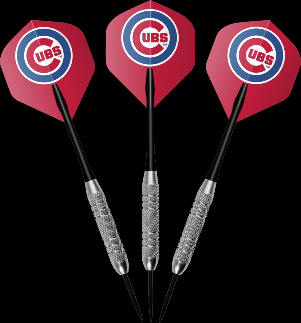 Chicago Cubs Black Dartboard Set - Thumbnail - Image 6