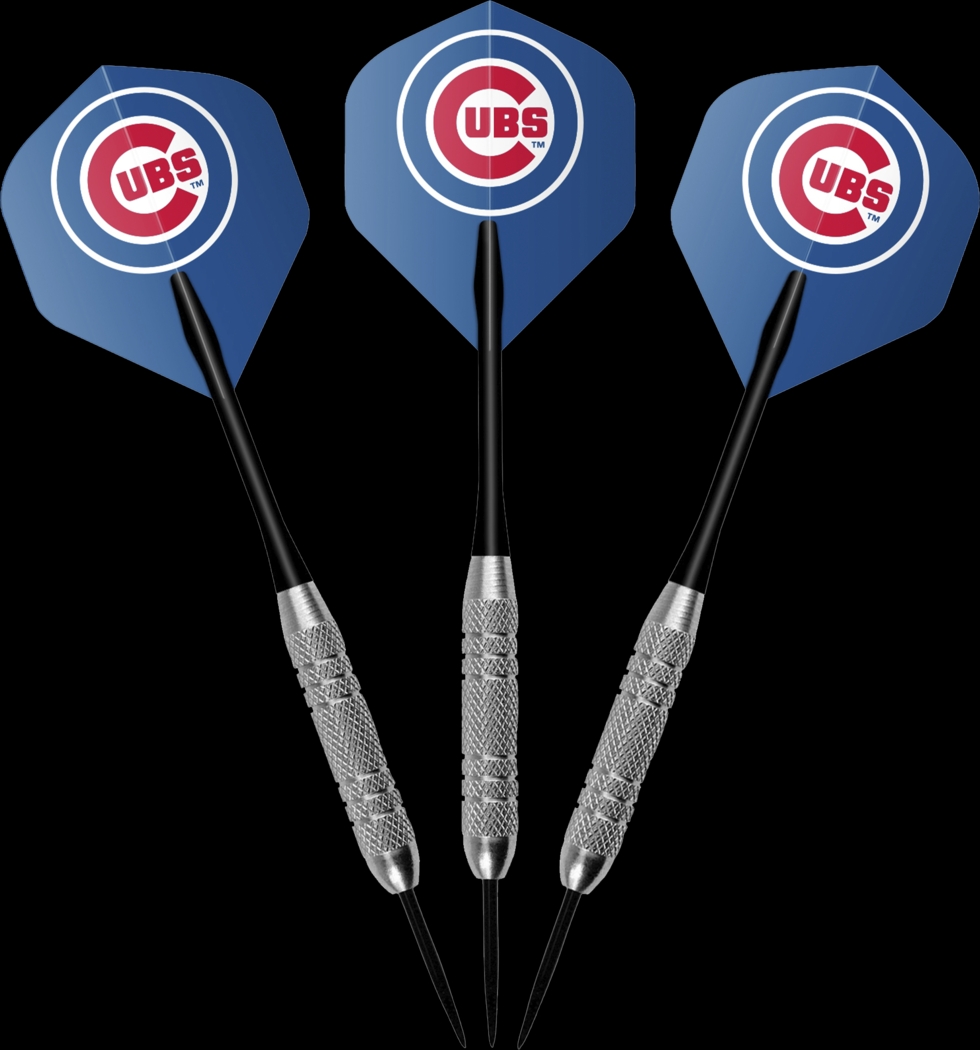 Chicago Cubs Black Dartboard Set - Thumbnail - Image 7