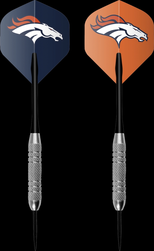 Denver Broncos Black Dartboard Set - Thumbnail - Image 7