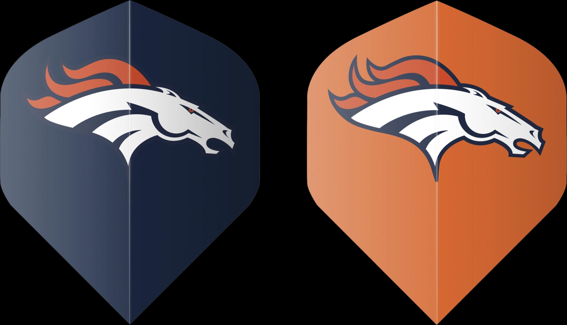 Denver Broncos Black Dartboard Set - Thumbnail - Image 8