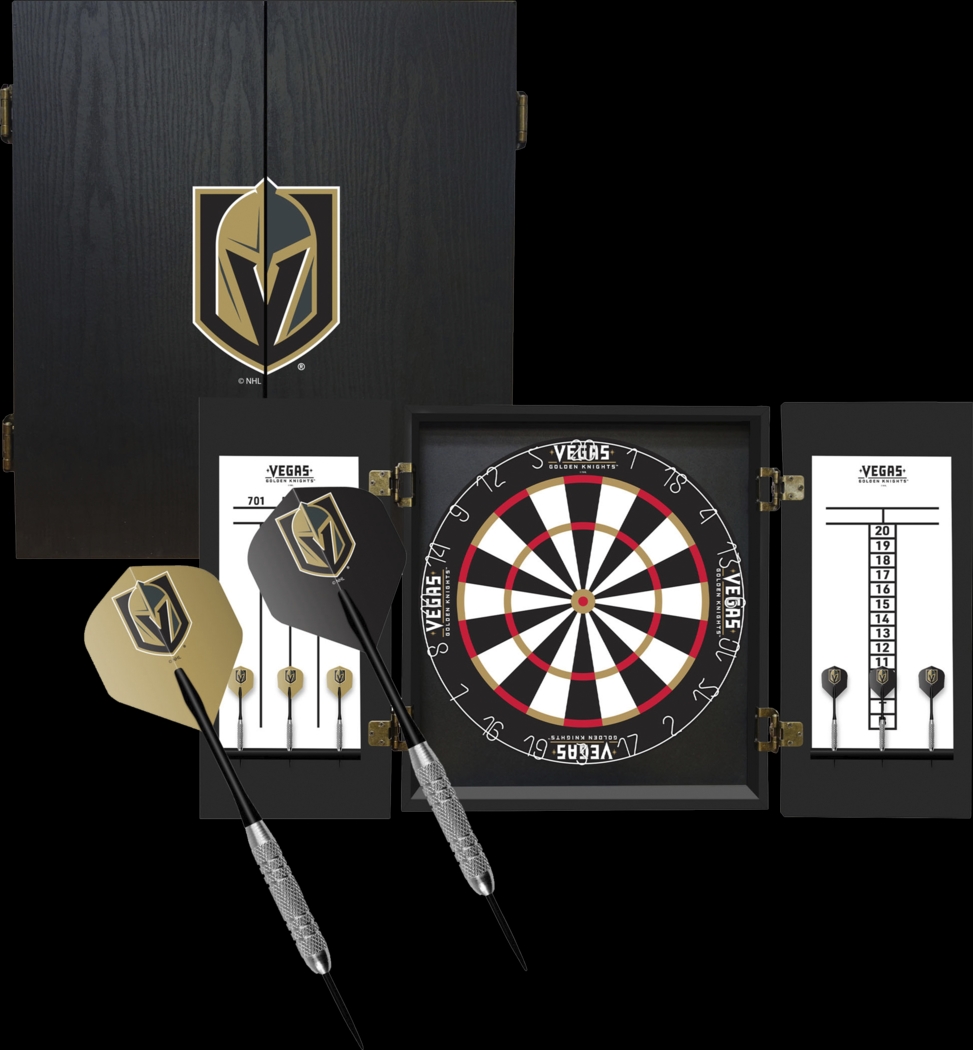 Golden Knights Black Dartboard Set - Thumbnail - Image 5