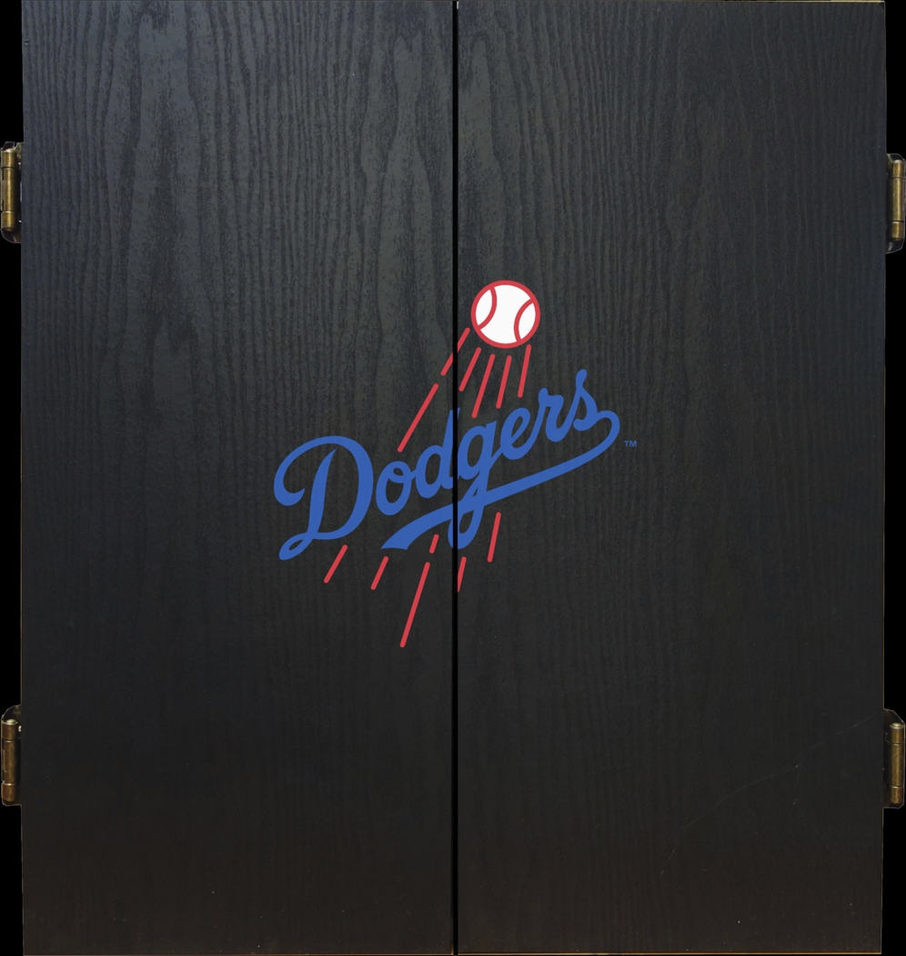 Los Angeles Dodgers Black Dartboard Set - Thumbnail - Image 3