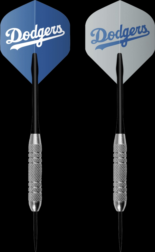 Los Angeles Dodgers Black Dartboard Set - Thumbnail - Image 4