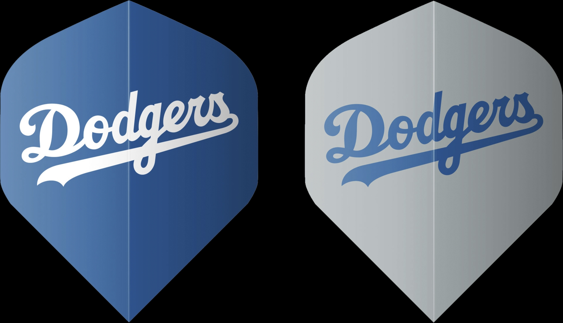 Los Angeles Dodgers Black Dartboard Set - Thumbnail - Image 5