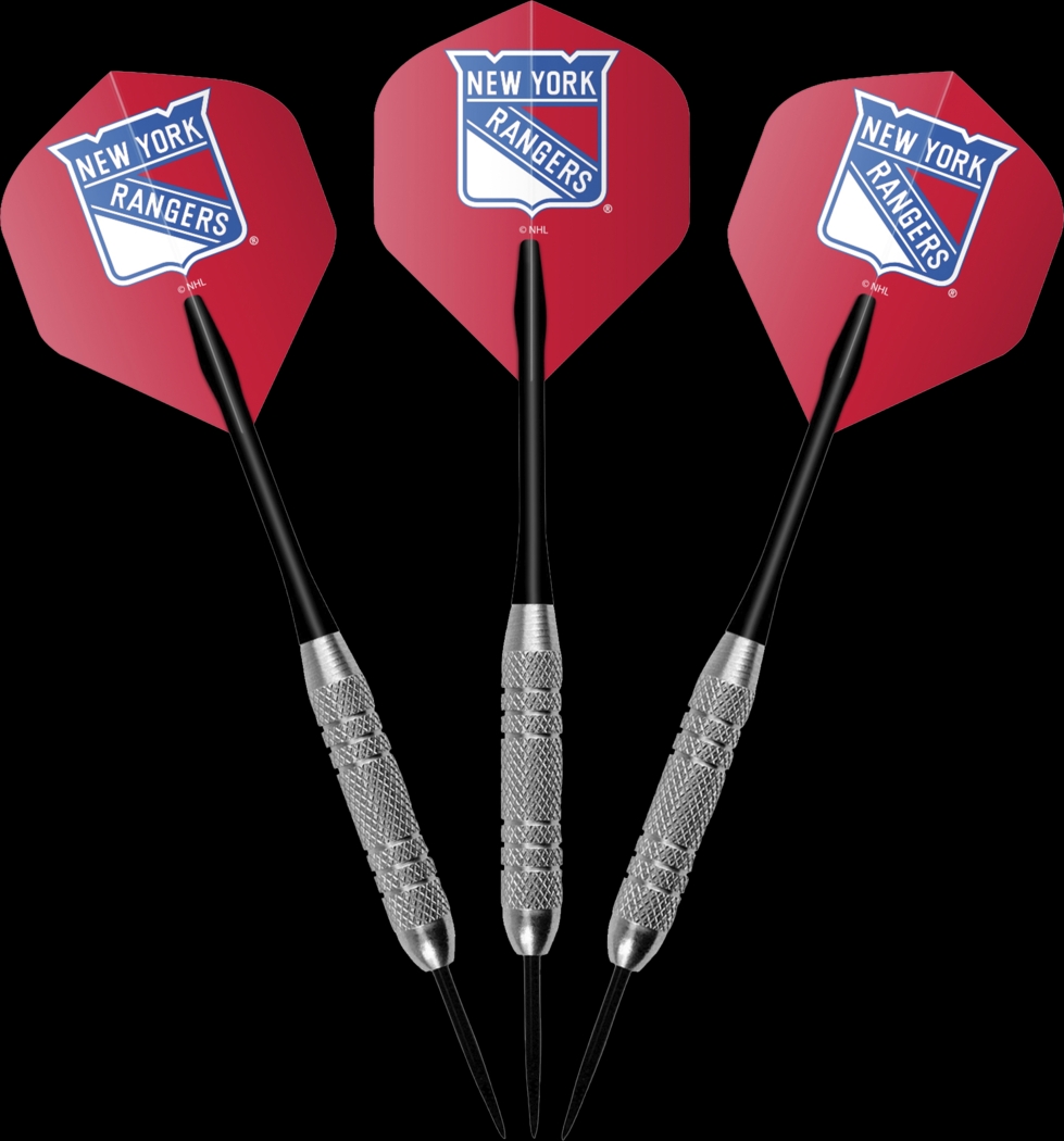 New York Rangers Black Dartboard Set - Thumbnail - Image 6
