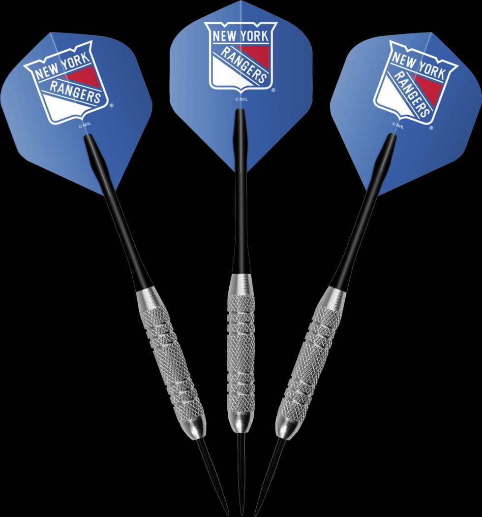 New York Rangers Black Dartboard Set - Thumbnail - Image 7