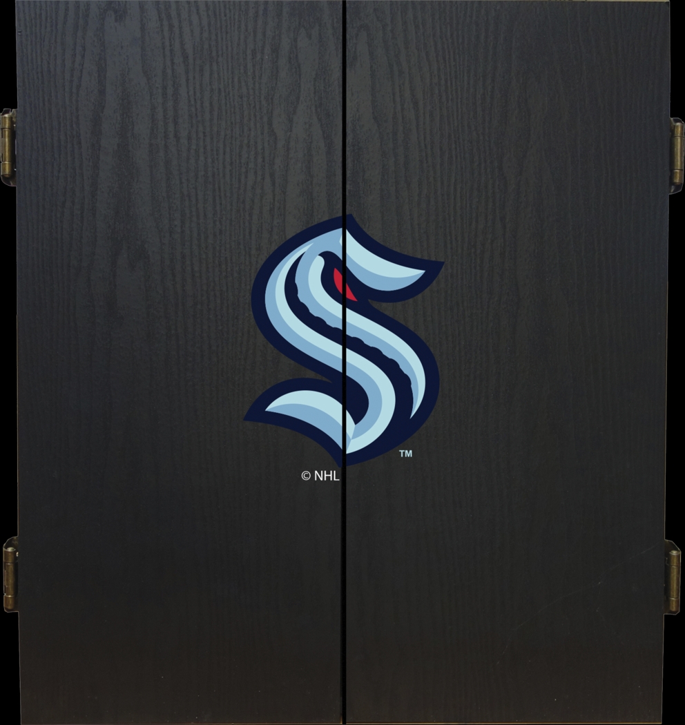 Fan's Choice Seattle Kraken Black Dartboard Set - Thumbnail - Image 3