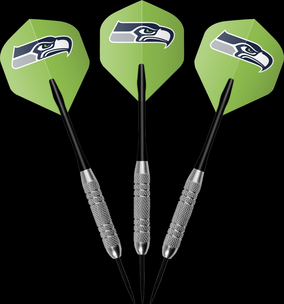 Seattle Seahawks Black Dartboard Set - Thumbnail - Image 5