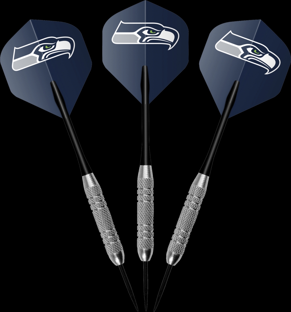 Seattle Seahawks Black Dartboard Set - Thumbnail - Image 6