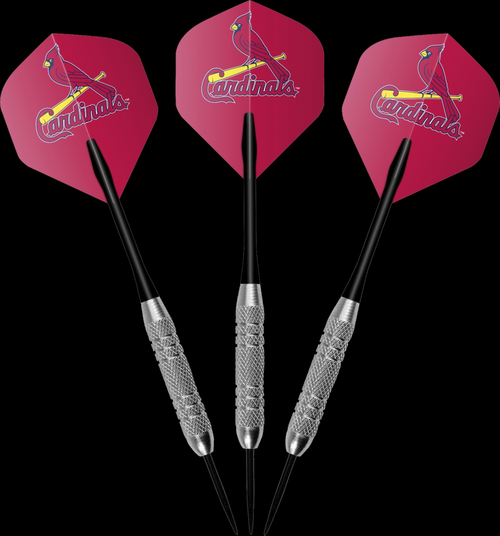 St. Louis Cardinals Black Dartboard Set - Thumbnail - Image 6
