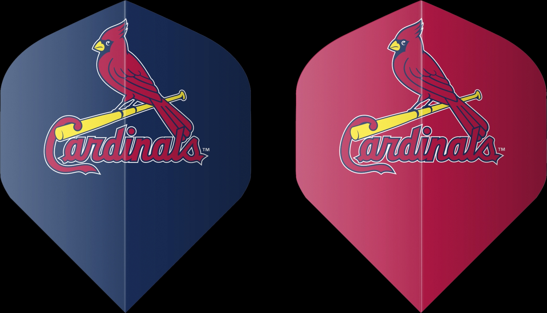 St. Louis Cardinals Black Dartboard Set - Thumbnail - Image 9