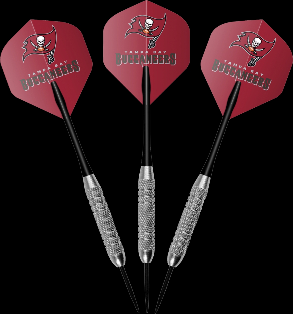 Tampa Bay Buccaneers Black Dartboard Set - Thumbnail - Image 5