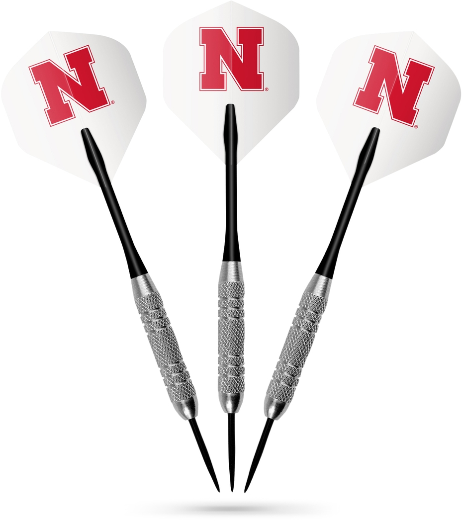 University of Nebraska Black Dartboard Set - Thumbnail - Image 4