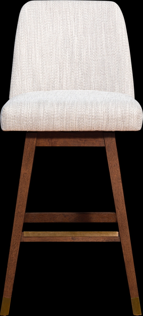Fanshawe Beige Swivel Barstool - Thumbnail - Image 3