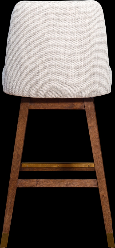 Fanshawe Beige Swivel Barstool - Thumbnail - Image 6